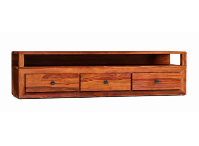 Massivholz TV Lowboard Sideboard Modernes Design 3 Schubladen