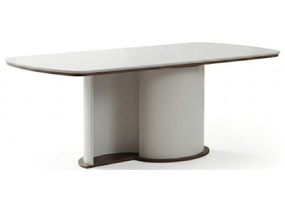 Moderner Weißer Esstisch Großer Rechteckiger Küchen Tisch Elegantes