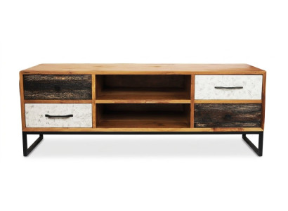 Massivholz TV Lowboard Sideboard Design Modern Wohnzimmer Möbel