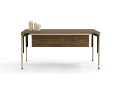 Schreibtisch Modern Braun Holz Arbeitsplatz Büro Möbel Mobiliar