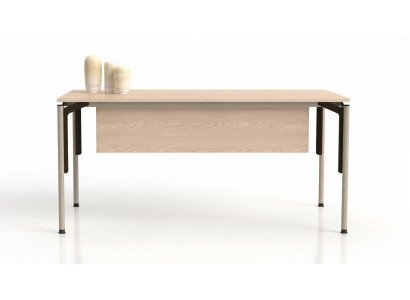 Eleganter Beige Schreibtisch Modern Arbeitszimmer Holz Möbel