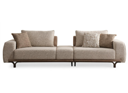 Sofa Modern Grau Zeitgenössisch Gemütlich Komfortabel Stark