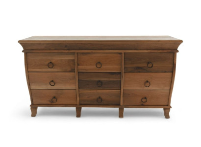 Luxuriöses Braunes Sideboard Exklusive Wohnzimme Holzmöbel Anrichte