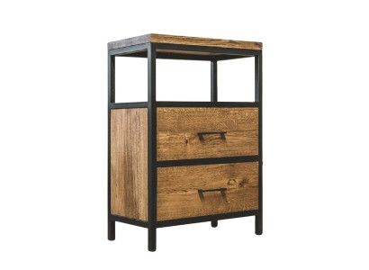 Holz Beistelltisch Elegant Kompakt Naturlook für Wohnzimmer