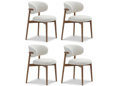 Luxuriöser Stuhl Set Designer 4x Polsterstühle Esszimmerstühle