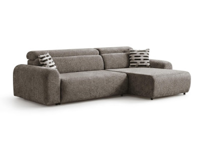 Ecksofa L Form Modern Grau Bequem Couch Wohnlandschaft Polster