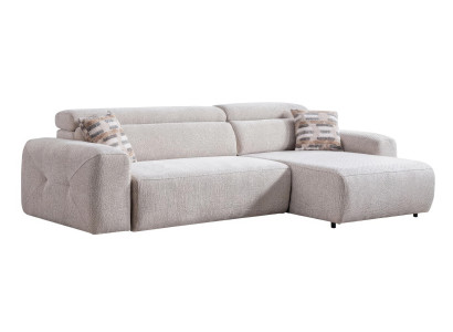 Ecksofa L Form Modern Beige Bequem Polstersofa Couch Wohnlandschaft