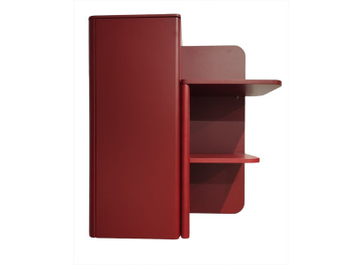 Hängeschrank Moderner Stil Rot Elegant Robust Minimalistisch