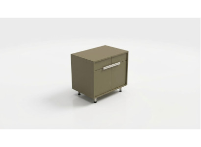 Modern Kommode Grün aus Holz mit praktischem Stauraum und Türen