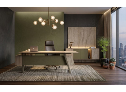 Modernes Home Set Designer Schreibtisch Edles Sideboard Büromöbel