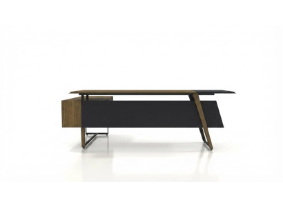 Luxuriöse Chefmöbel Designer Schreibtisch Sideboard Büro Set