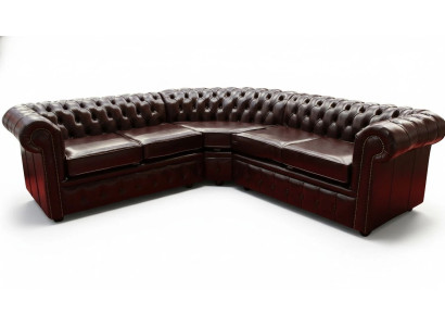 Modern Ecksofa Braun Holz Einfarbig Komfortabel Zeitgenössisch