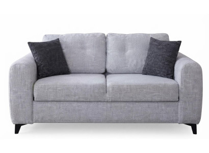 Komfortables Wohnzimmer Sofa 3-Sitzer Grau Modernes Design