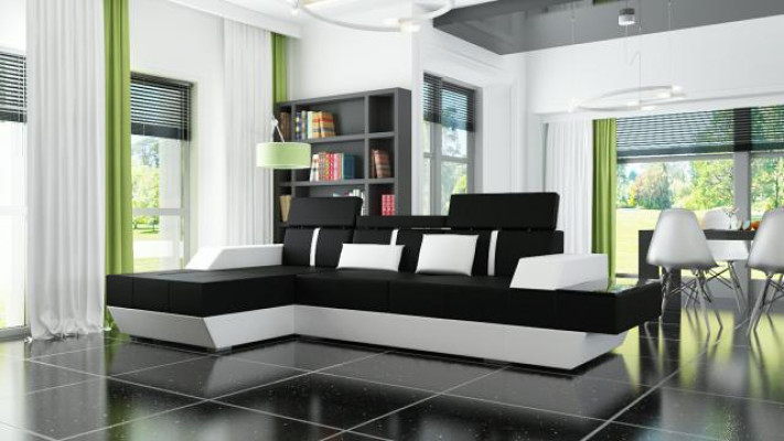 Ledersofa Couch Sofa Ecksofa Eckcouch Ledercouch Polster Ecke Wohnlandschaft