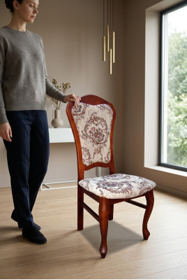 Massivholz Stuhl Esszimmerstuhl Designer Leder Stuhl Stühle Esszimmerstühle K30
