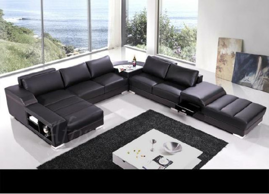 Designer-Komfort U-Form Ecksofa mit Hervorragender Polsterung