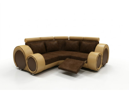 Ecksofa Sofa Couch Polster Wohnlandschaft Textil Eck Sofas Garnitur Stoff BER-X
