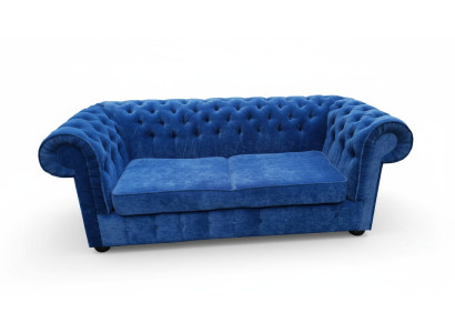 Chesterfield Samt Textil Stoff Sofa Couch Polster 3 Sitz Klassische Couchen Neu!