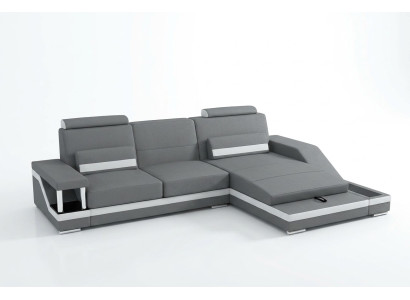 Ecksofa Sofa Couch Polster Wohnlandschaft Leder Eck Sofas Garnitur L Form HHVI