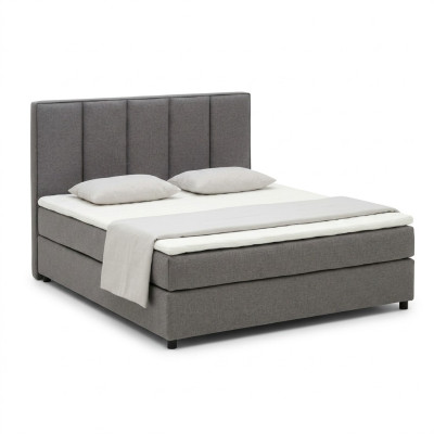 Continental Boxspring Bett Betten Polster Hoch Doppel Leder Textil Bett