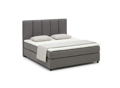 Continental Boxspring Bett Betten Polster Hoch Doppel Leder Textil Bett