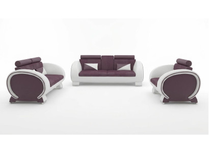 Sofagarnitur 3+2+1 Stoff Couch Desig Sofa Wohnlandschaft Polster Garnitur Textil