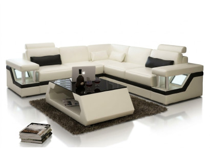 Ecksofa Wohnlandschaft XXL Big Couch Polster Garnitur Eck Couchen U Form Sofas
