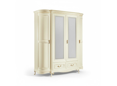Klassische Schränke Schrank Schrankwand Kleiderschrank - Model V-Schrank-4D-G