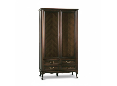 Kleiderschrank Schrank Italienische Möbel Holz Antik Style Echtholz Klassischer