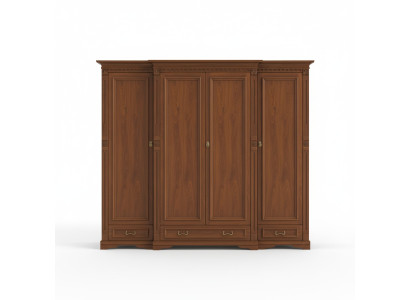 Klassische Schränke Schrank Schrankwand Kleiderschrank Massiv Kolonial Stil O4D