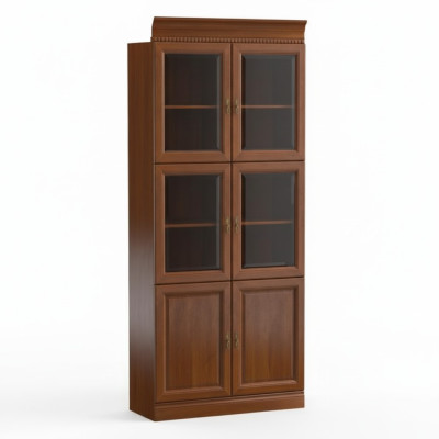 Klassische Schränke Schrank Vitrine Vitrinenschrank Glas Schrankwand Model BA-1