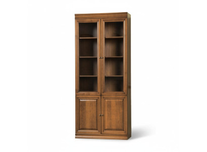 Klassische Schrank Bücherschrank Bücherregal Vitrine Vitrinenschrank Glasschrank