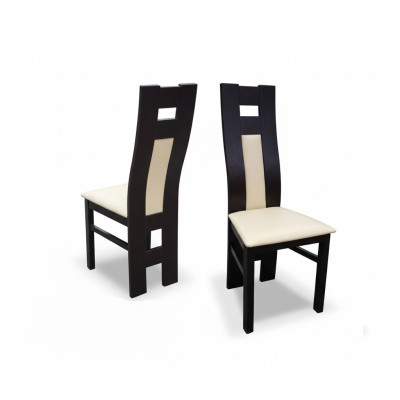 MASSIVHOLZ Weiß STUHL HOLZ DESIGNER STUHL ESSZIMMERSTUHL MODERN DEKORATIVE