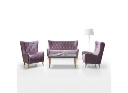 Sofagarnitur 2,50+1+1+Couchtisch Sofa Chesterfield Komplett Set Garnitur Couch