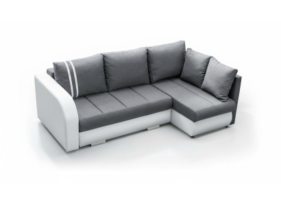 Sofa Schlafsofa Designer Sofa mit Bettfunktion + Bettkasten Ecksofa Couch NEU