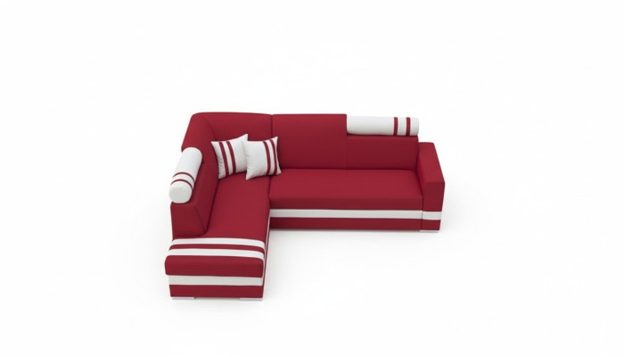 Sofa Schlafsofa Designer Sofa mit Bettfunktion + Bettkasten Ecksofa Couch NEU