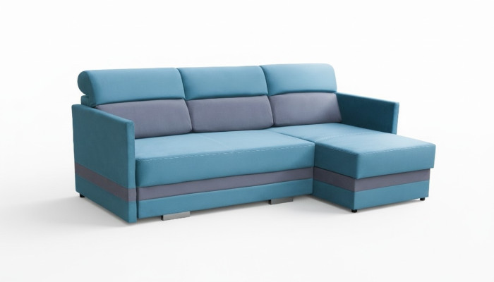 Sofa Schlafsofa Designer Sofa mit Bettfunktion + Bettkasten Ecksofa Couch NEU