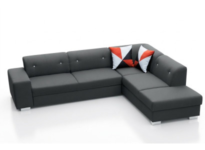 Sofa Schlafsofa Designer Sofa mit Bettfunktion + Bettkasten Ecksofa Couch NEU