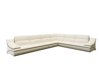 Ecksofa Polster Garnitur Couch Sofa Wohnlandschaft Sitz Eck Textil Leder