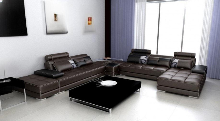 Elegantes U-Form-Designer-Ecksofa Perfekte Synthese von Stil und Komfort