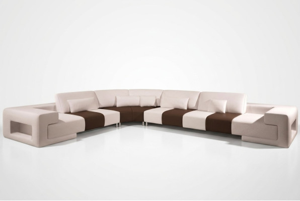 Stilvolles Design und höchster Komfort mit unserem großen L-förmigen Ecksofa