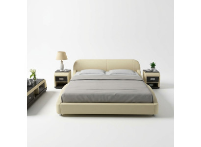 Wasserbett Hotel Doppel Bett Betten Komplett Lederbett Polsterbett Wasser LB8822
