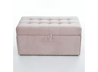 Hocker Fußhocker Ottoman Sitzhocker Sitzpouf Wohnzimmer Designer Kufer