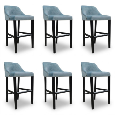 6x Design Komplett Stuhl Set Barhocker Hocker Garnitur Set Stühle