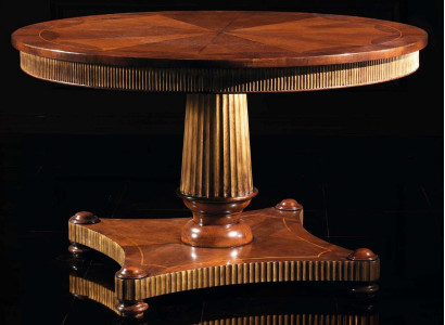 Brauner Antik Esstisch Designer Holztisch Edle Esszimmertische
