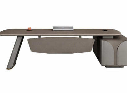 Moderner Chefschreibtisch mit luxuriösem Design und viel Stauraum