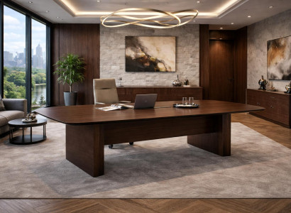 Eleganter Schreibtisch aus Holz für Ihr modernes Büroambiente stilvolle Möbel