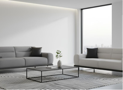 Hochwertiges 3-Sitzer Sofa für Ihr Wohnzimmer im minimalistischen Stil