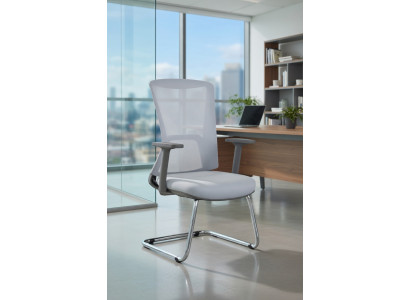 Bequemer Bürostuhl mit ergonomischer Rückenlehne für längeres Sitzen