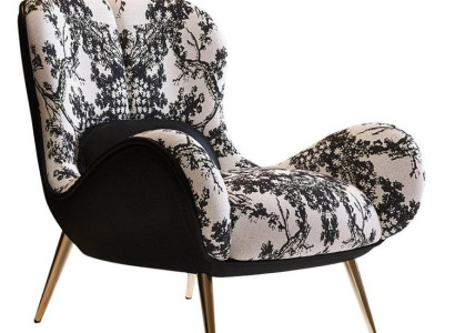 Luxuriöser Sessel Wohnzimmermöbel Elegante Design Polstermöbel
